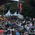 Les Nuits Flamencas d'Aubagne - Vue de la grande scène au parc Jean-Moulin